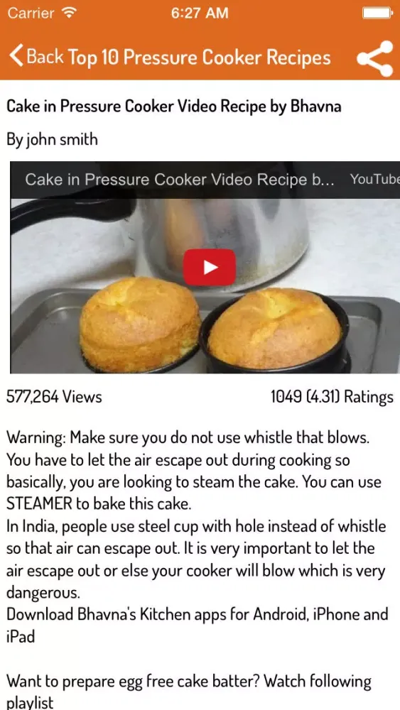 Pressure Cooker Recipes!! Ekran Görüntüleri