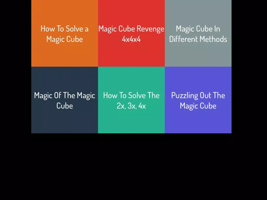 Magic Cube Guide - How To Solve Magic Cube iPad Screenshots