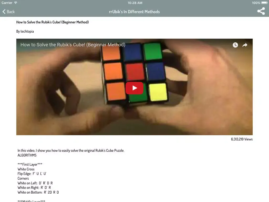 Magic Cube Guide - How To Solve Magic Cube iPad Screenshots