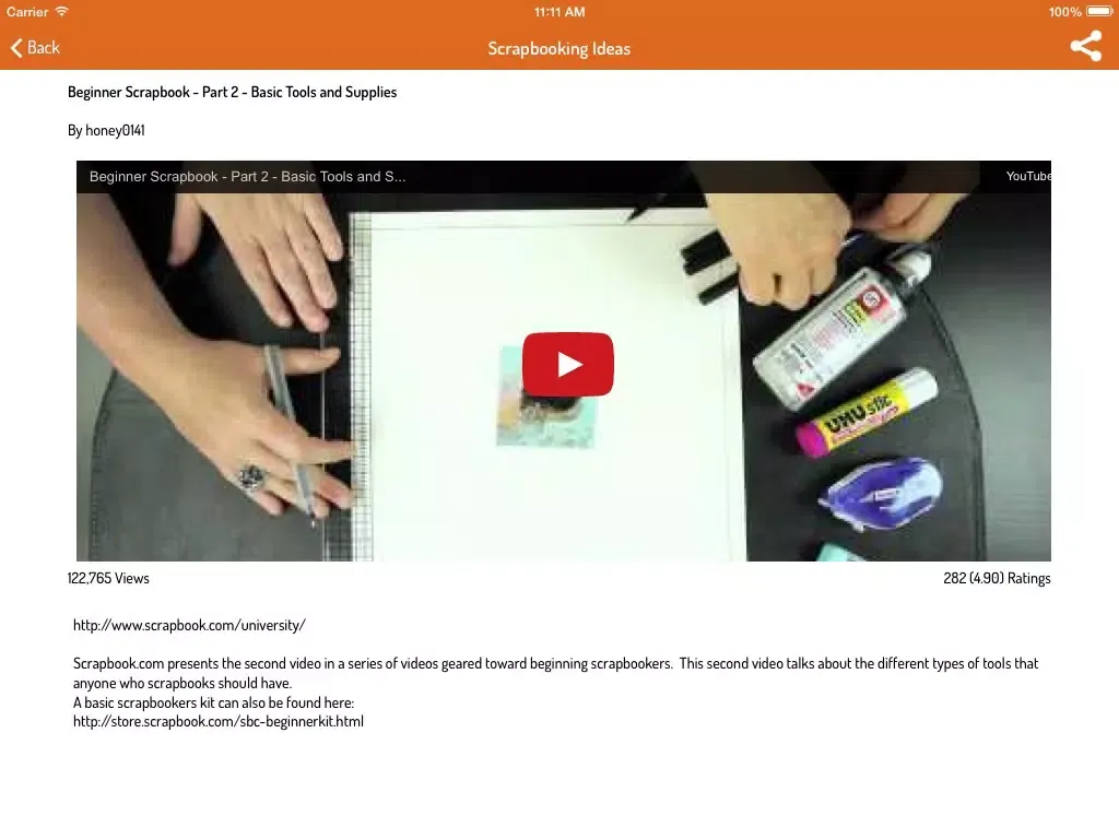 The Ultimate Scrapbooking Guide - How To Make Scrapbook With Paper, Stickers, Cricut Craft and more iPad 应用截图