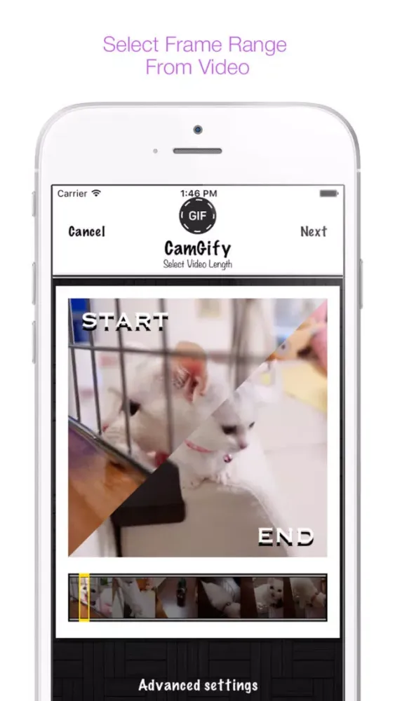 Tangkapan layar CamGify