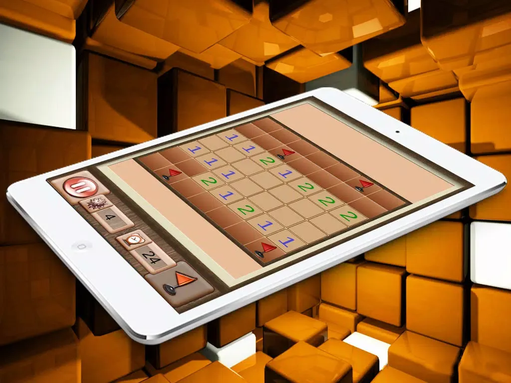 Mines - Minesweeper classic 6 for Brain Training 2015 iPad  Screenshots