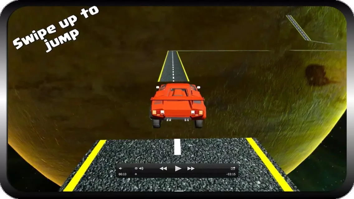 Ảnh chụp màn hình của Space Run : Asphalt Super car Runner game 2014
