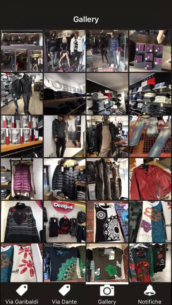 Tangkapan skrin Casati - negozio di abbigliamento - Cagliari