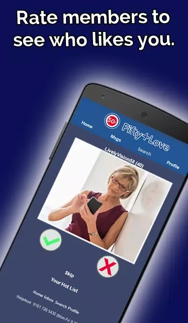 Capturas de pantalla de 50 Plus Love:The UK Dating App