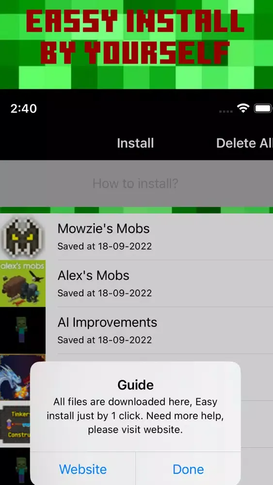 تصاویر SkyBlock OneBlock Mods PE