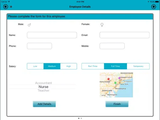 Form Maker - Pro Form Builder iPad  スクリーンショット