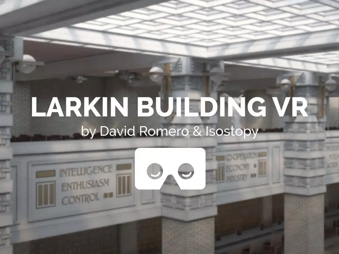 Tangkapan layar Larkin Building VR iPad 