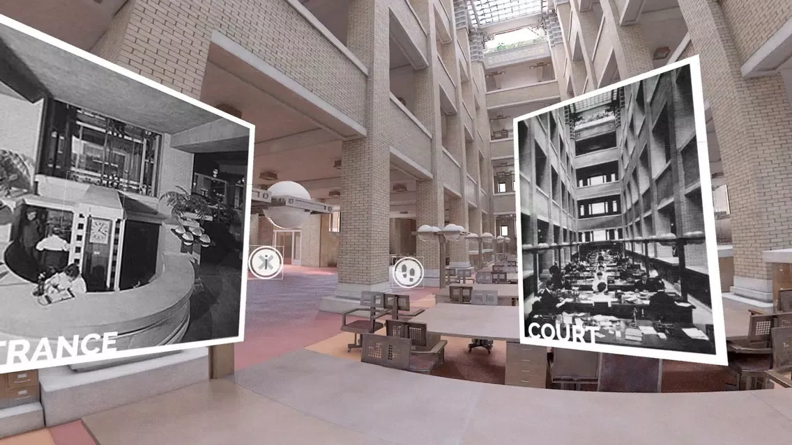 Tangkapan layar Larkin Building VR