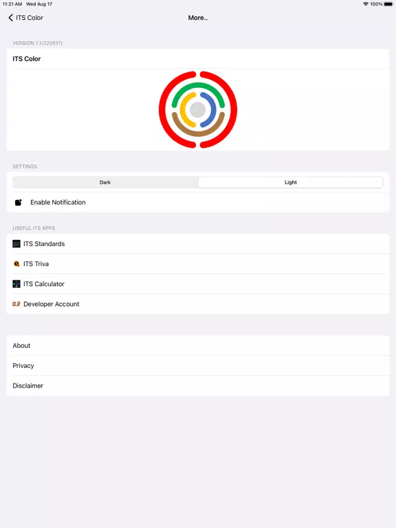 ITS Color iPad  Screenshots
