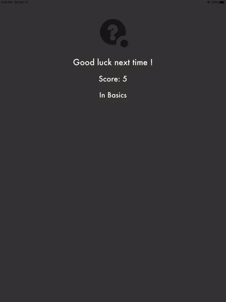 ภาพหน้าจอของ ITS Trivia Lite iPad 