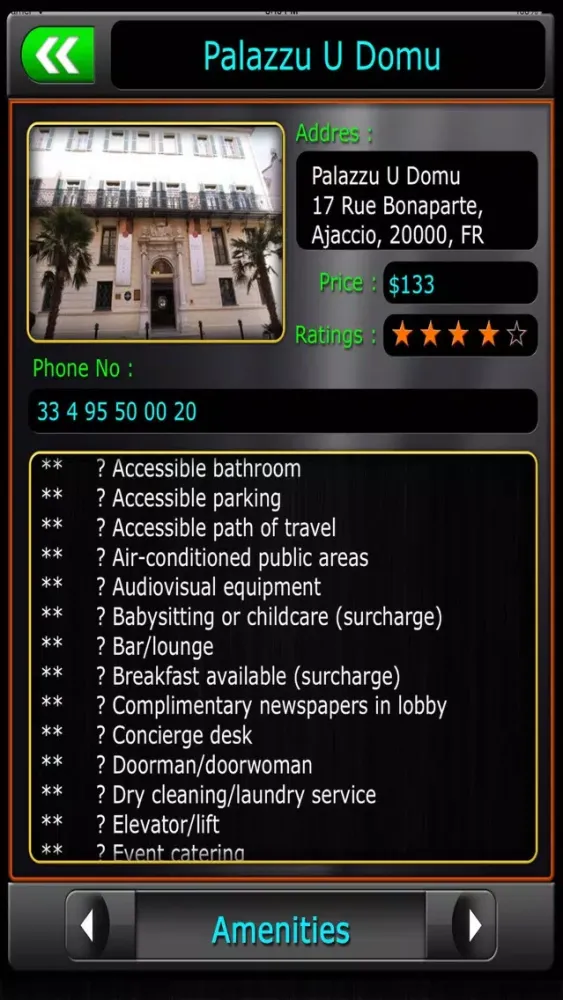 Capturas de pantalla de Ajaccio Offline Travel Guide