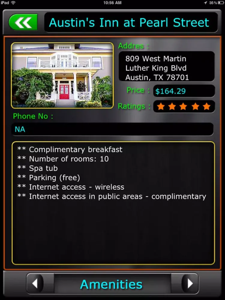 Austin Offline Map Guide iPad 应用截图