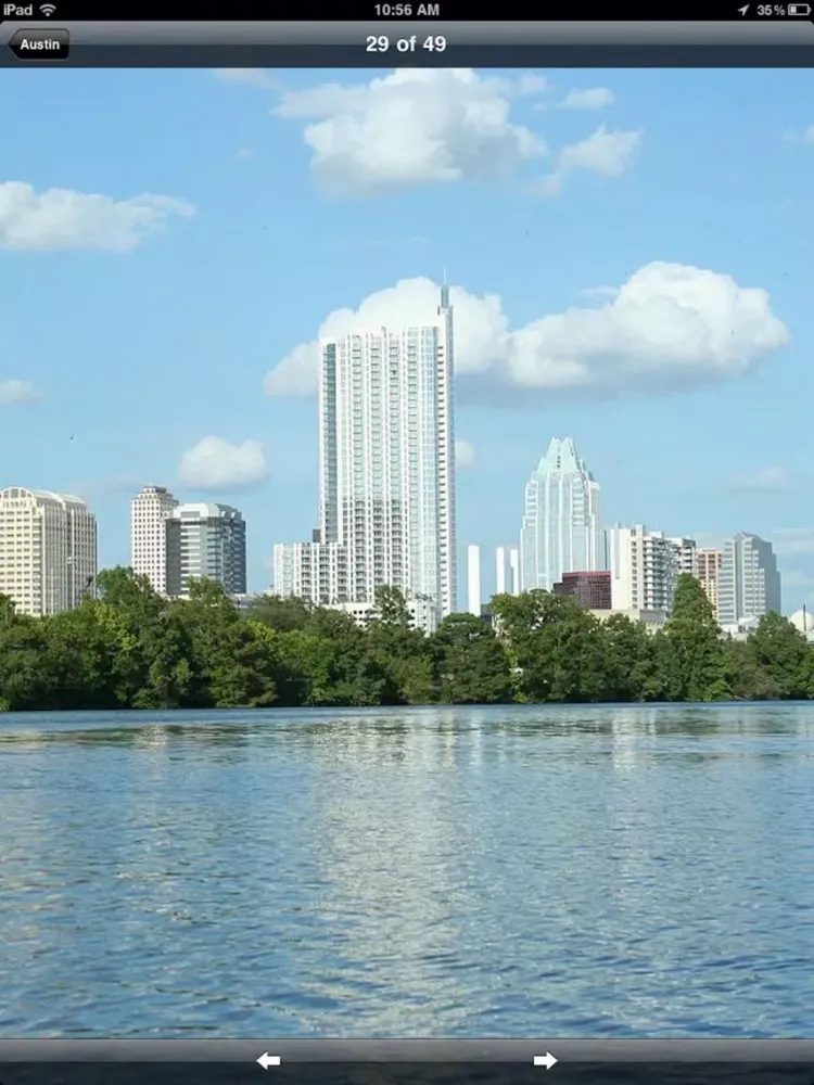 Austin Offline Map Guide iPad 应用截图