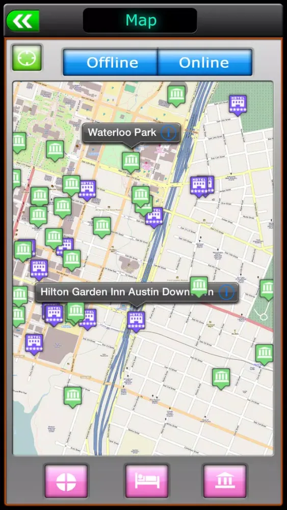 Austin Offline Map Guide应用截图
