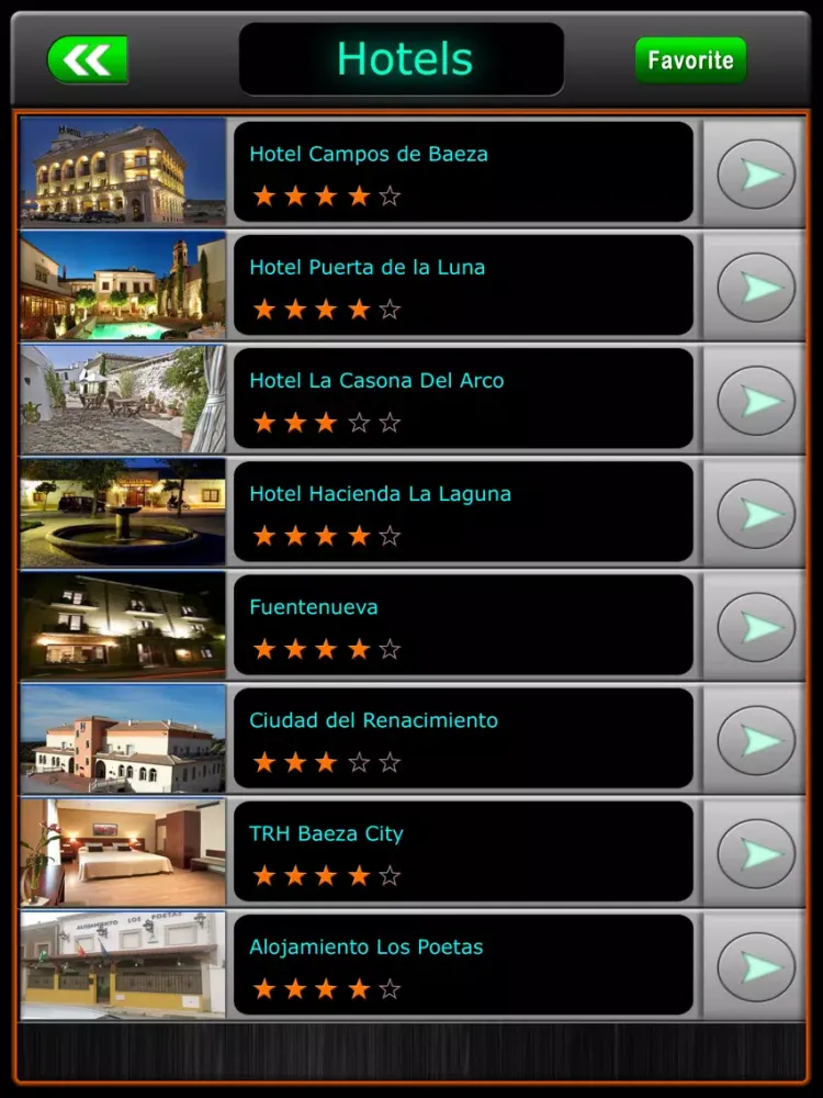 Baeza Offline Map City Guide iPad  স্ক্রিনশট