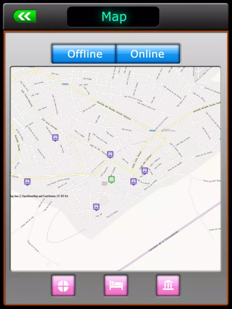 Baeza Offline Map City Guide iPad  স্ক্রিনশট