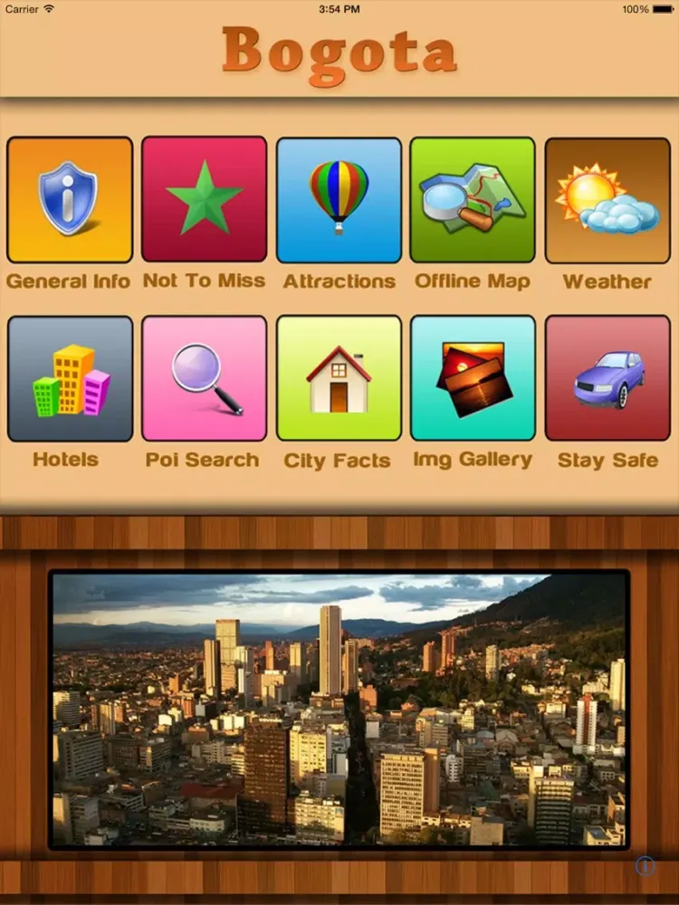 Capturas de pantalla de Bogota Offline Map Guide iPad 