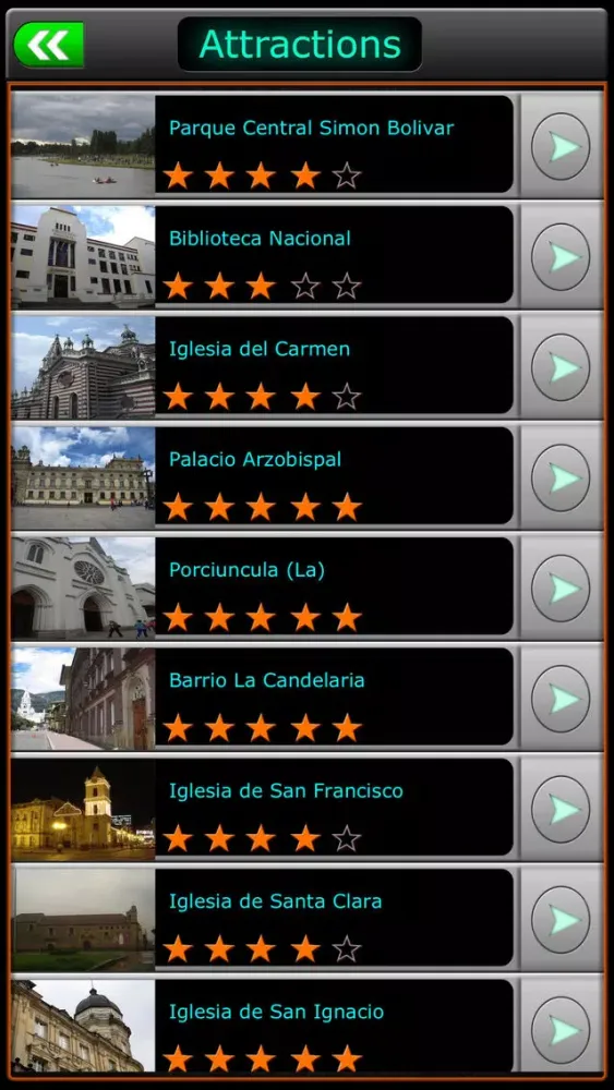 Capturas de pantalla de Bogota Offline Map Guide