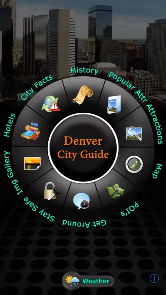 Capturas de tela do Denver Offline Map Guide