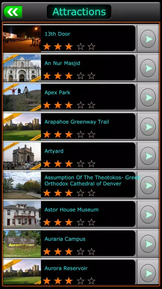 Capturas de tela do Denver Offline Map Guide