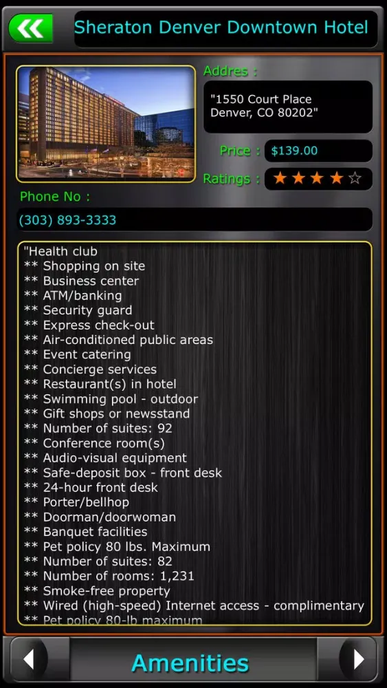 Capturas de tela do Denver Offline Map Guide