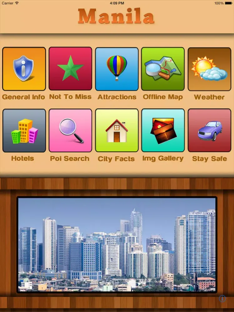 Manila Offline Map Guide iPad  سکرین شاٹس