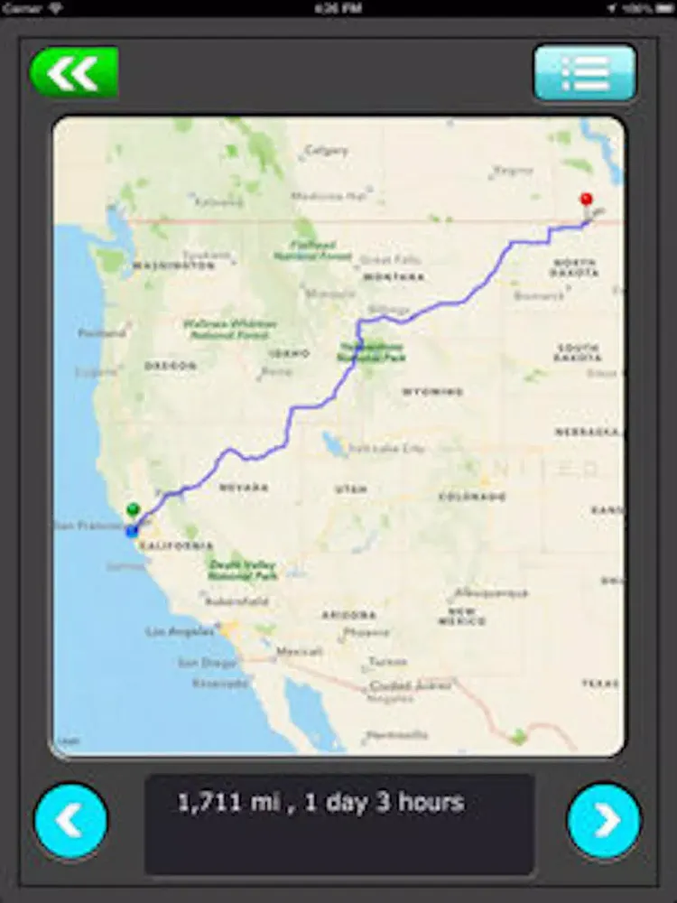 Screenshot di North Dakota Campgrounds iPad 