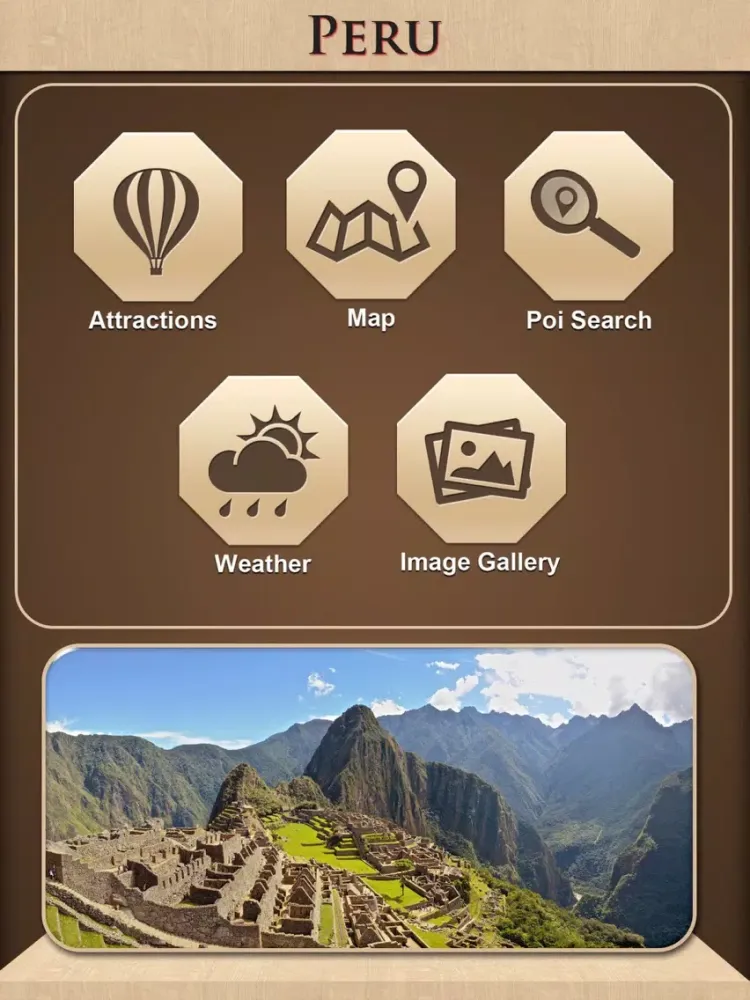 Wondorful Peru iPad 应用截图
