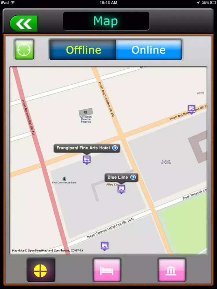 Ảnh chụp màn hình của Phnom Penh Offline Map Guide iPad 