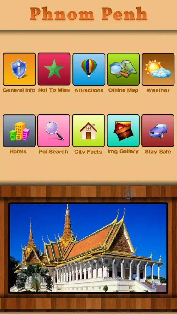 Ảnh chụp màn hình của Phnom Penh Offline Map Guide