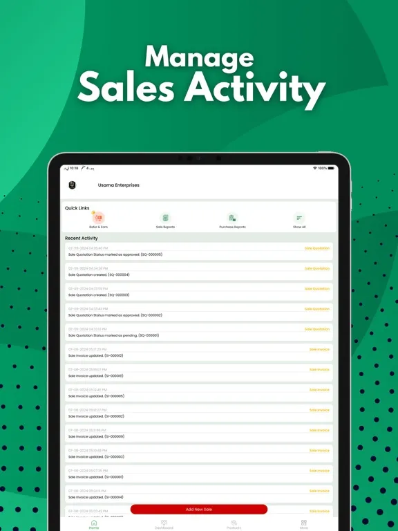 Captures d'écran de Inventory and Accounting app iPad 