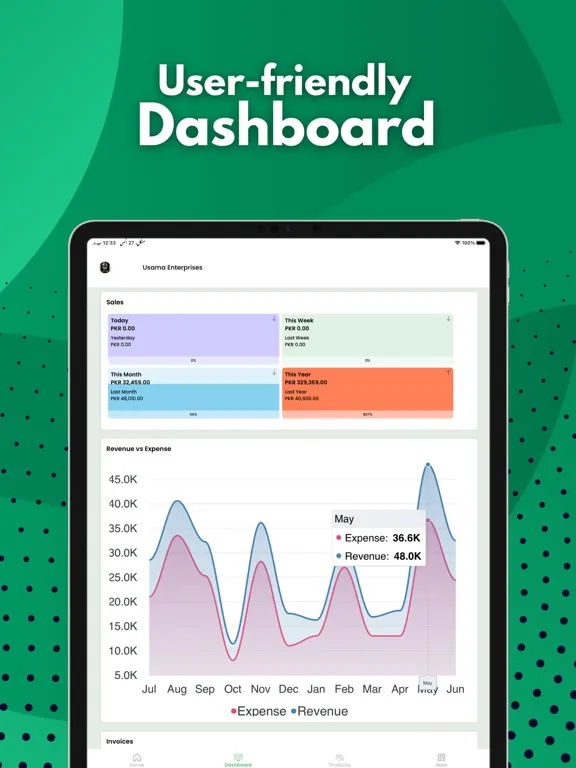 Captures d'écran de Inventory and Accounting app iPad 