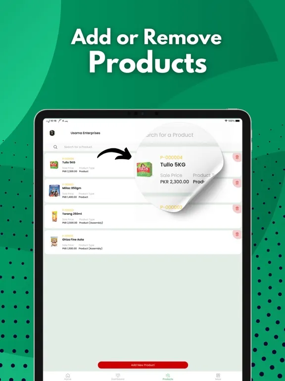 Captures d'écran de Inventory and Accounting app iPad 