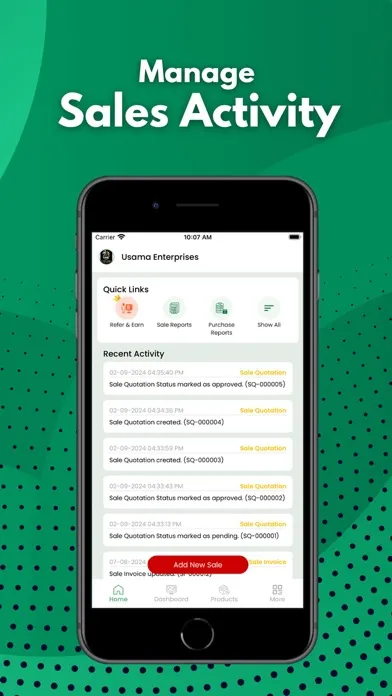 Captures d'écran de Inventory and Accounting app