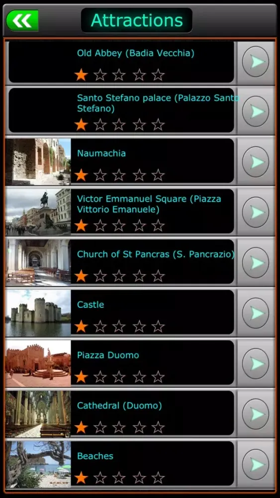 Capturas de pantalla de Taormina Offline Travel Guide