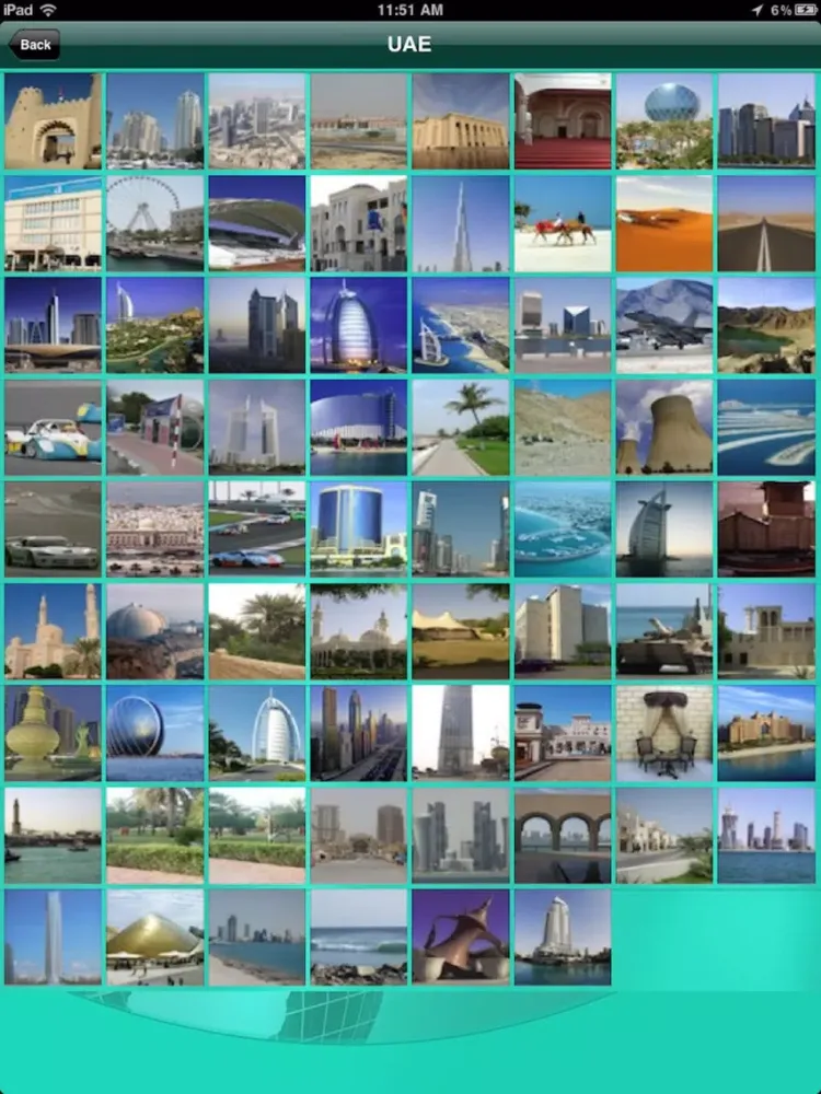 Capturas de tela do UAE Tourism iPad 