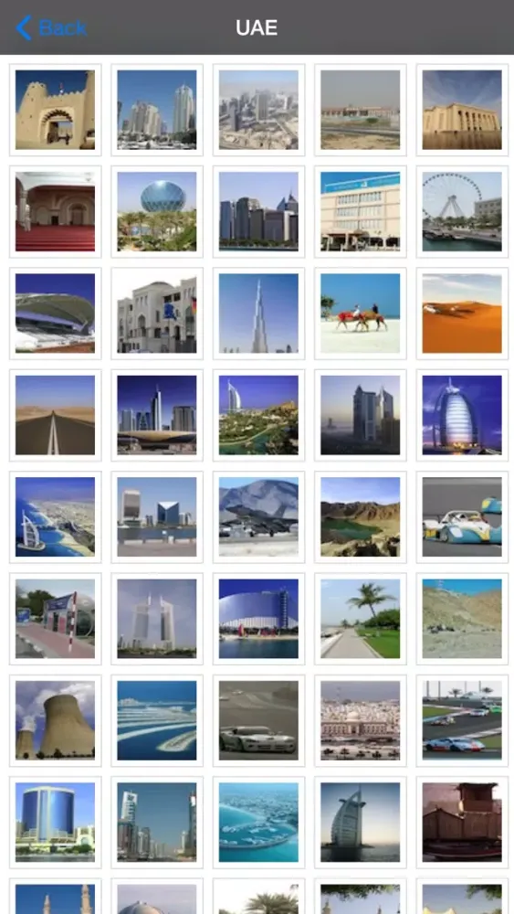 Capturas de tela do UAE Tourism