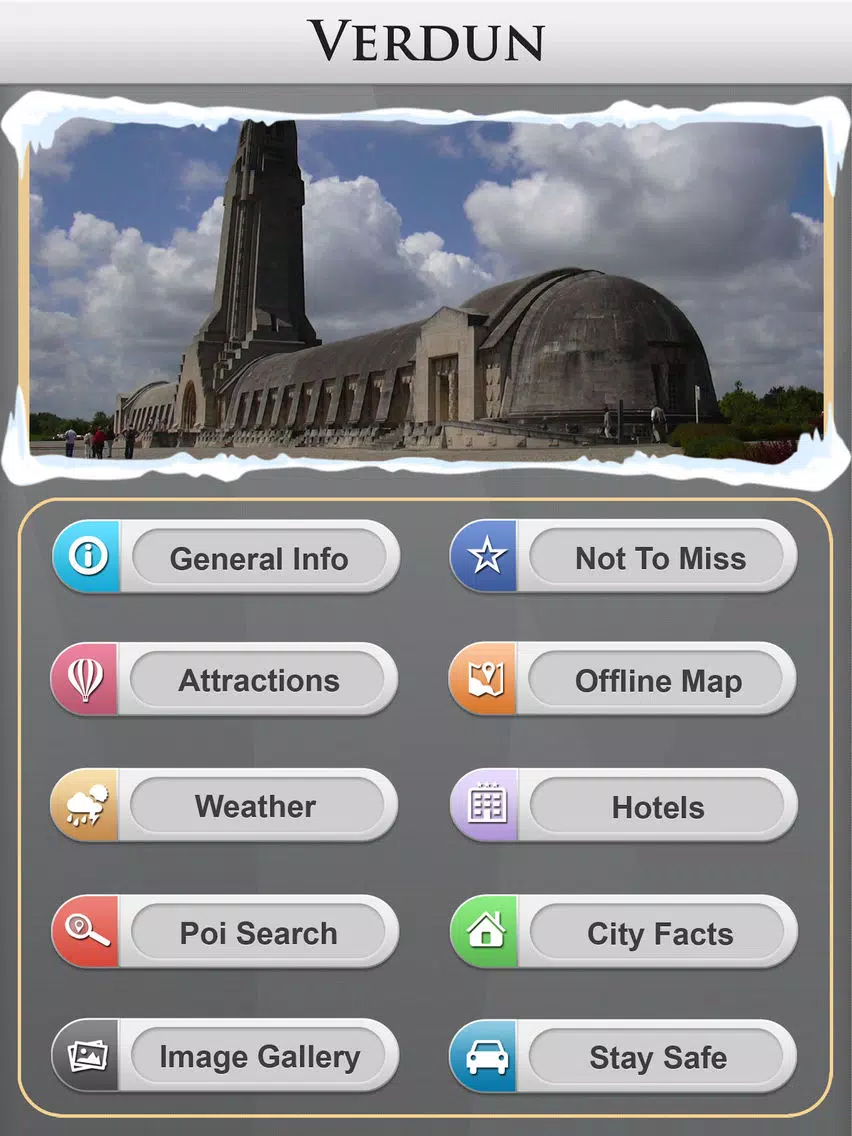 تصاویر Verdun Offline Map City Guide iPad 