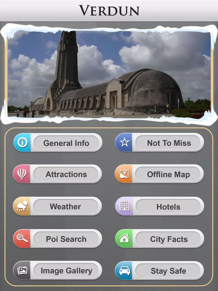 Screenshot di Verdun Offline Map City Guide iPad 