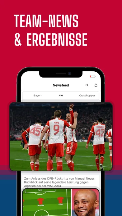 Bayern Live – Fussball App स्क्रीनशॉट