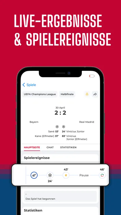 Bayern Live – Fussball App स्क्रीनशॉट