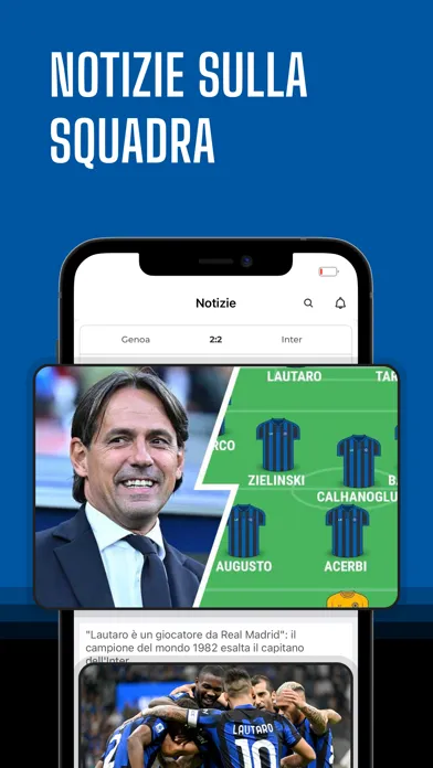 Inter Live: Risultati, notizie应用截图