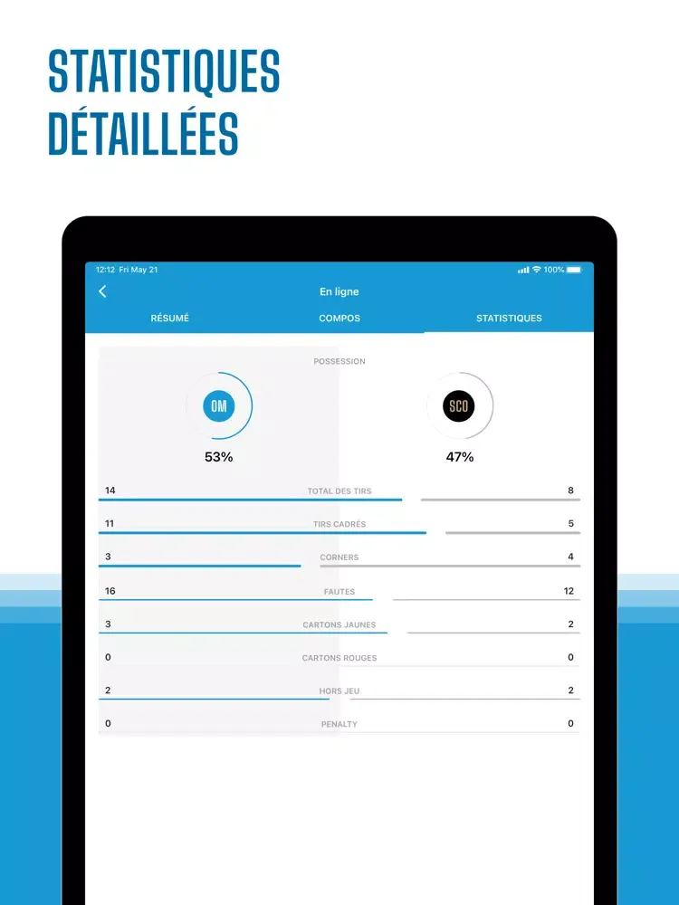 Marseille Live – non officiel iPad  Screenshots
