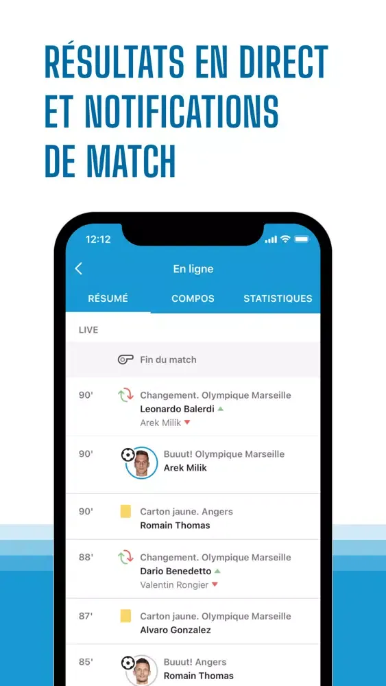 Marseille Live – non officiel Screenshots