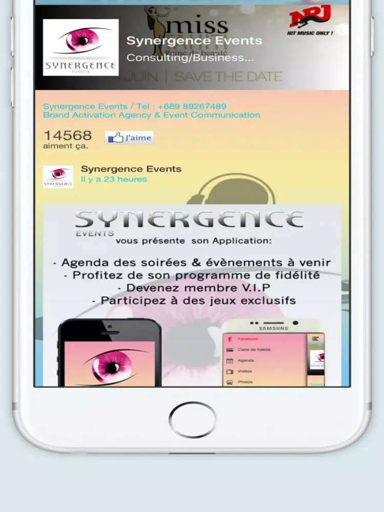 Synergence events iPad  Screenshots