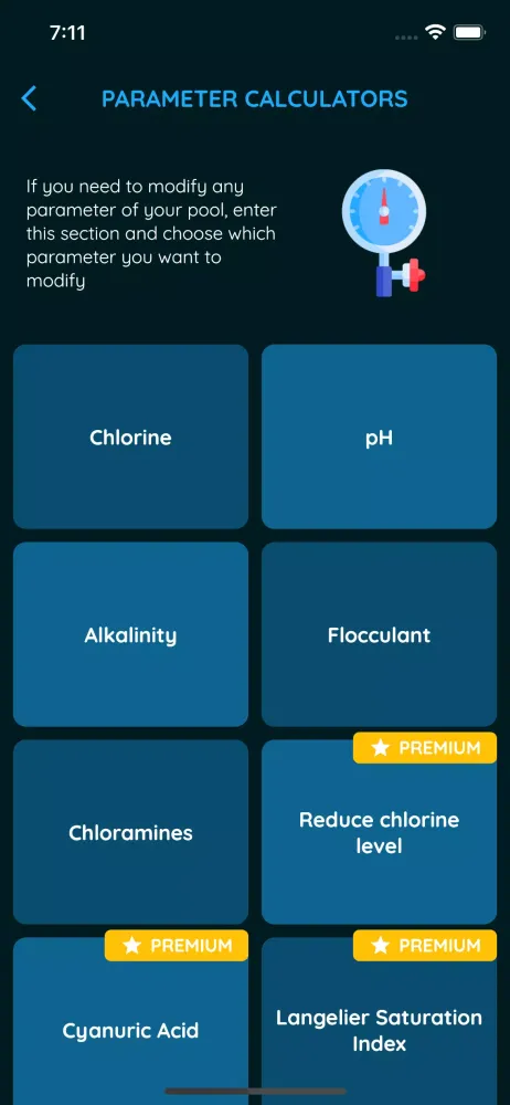 Manage your Pool Screenshots