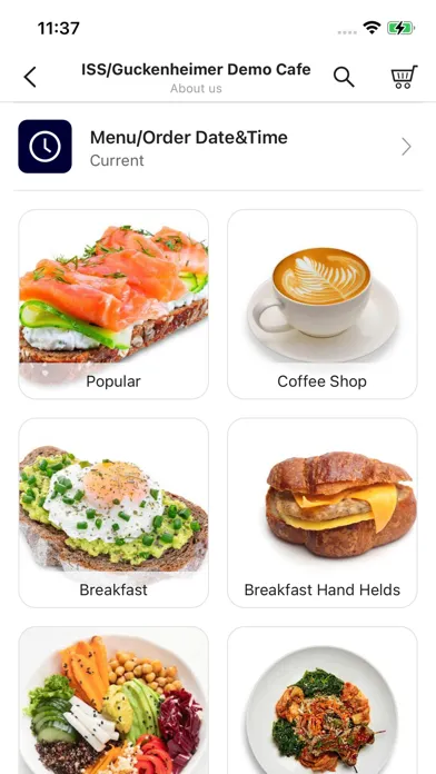 ISS Eats Screenshots