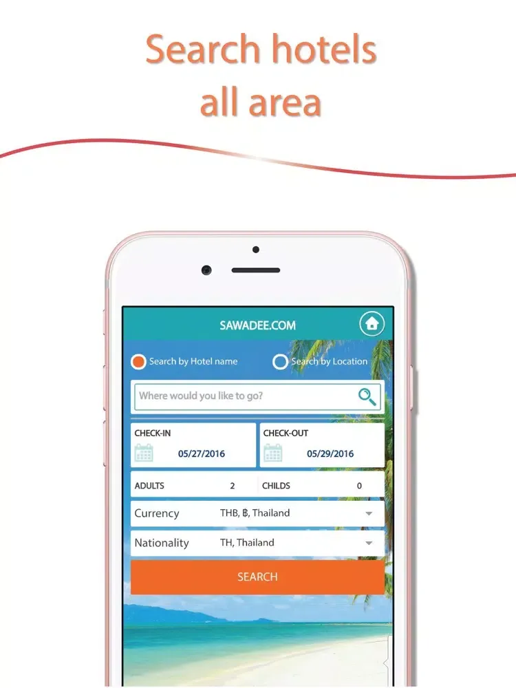 Sawadee.com - Hotel Reservation iPad 應用截圖