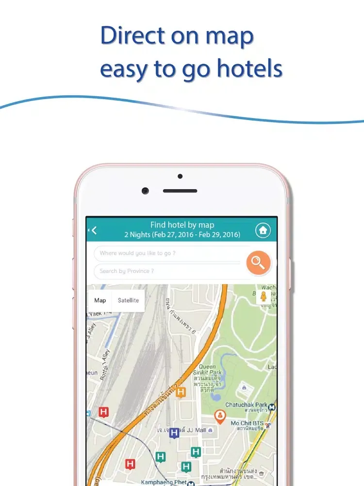 Sawadee.com - Hotel Reservation iPad 應用截圖